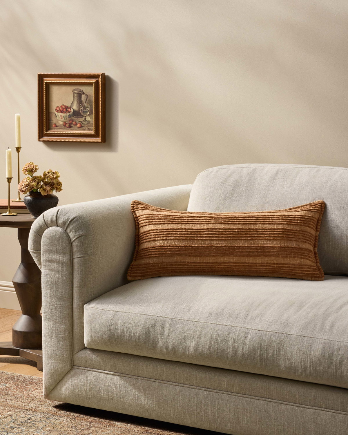 Amber Lewis x Loloi Aspyn Pillow, Decorative Pillow, 12" length x 27" width View 2