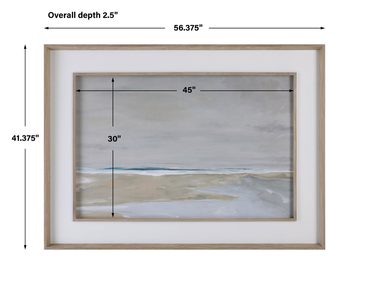 Oregon Coast Framed Print, Art by Uttermost, 56.37" width x 41.37" height x 2.5" depth View 3