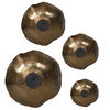 Lucky Coins Brass Wall Bowls Set/4, Sculptural Wall Art by Uttermost, 11" width x 11" height x 2.5" depth thumbnail 6