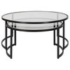 Rhea Black Nesting Coffee Tables Set/2, by Uttermost, 3'6" width x 1'6" height x 3'6" depth thumbnail 5