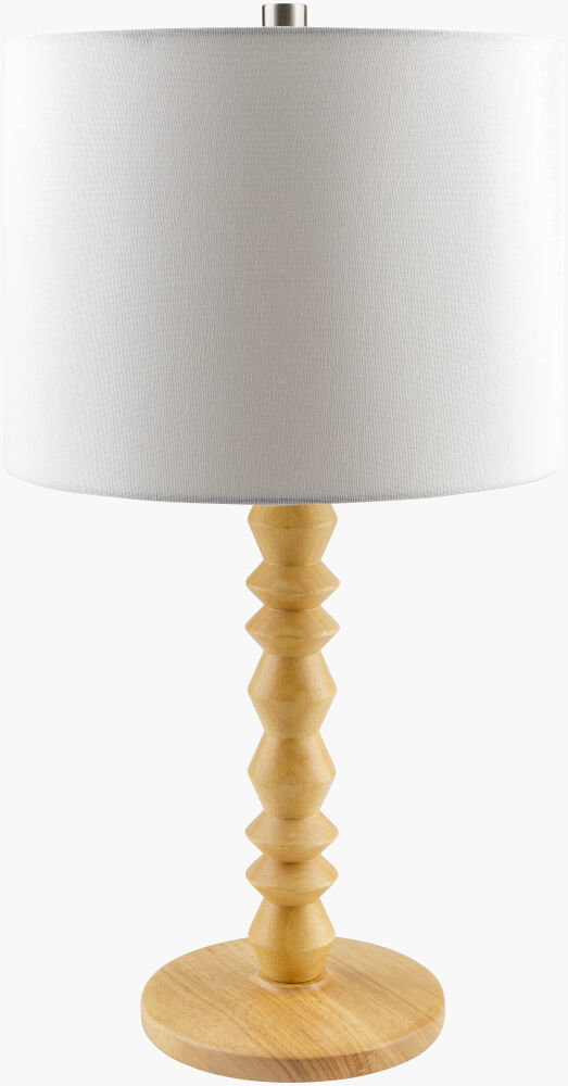 Padauk Accent Table Lamp, by Surya, 12" width x 23" height