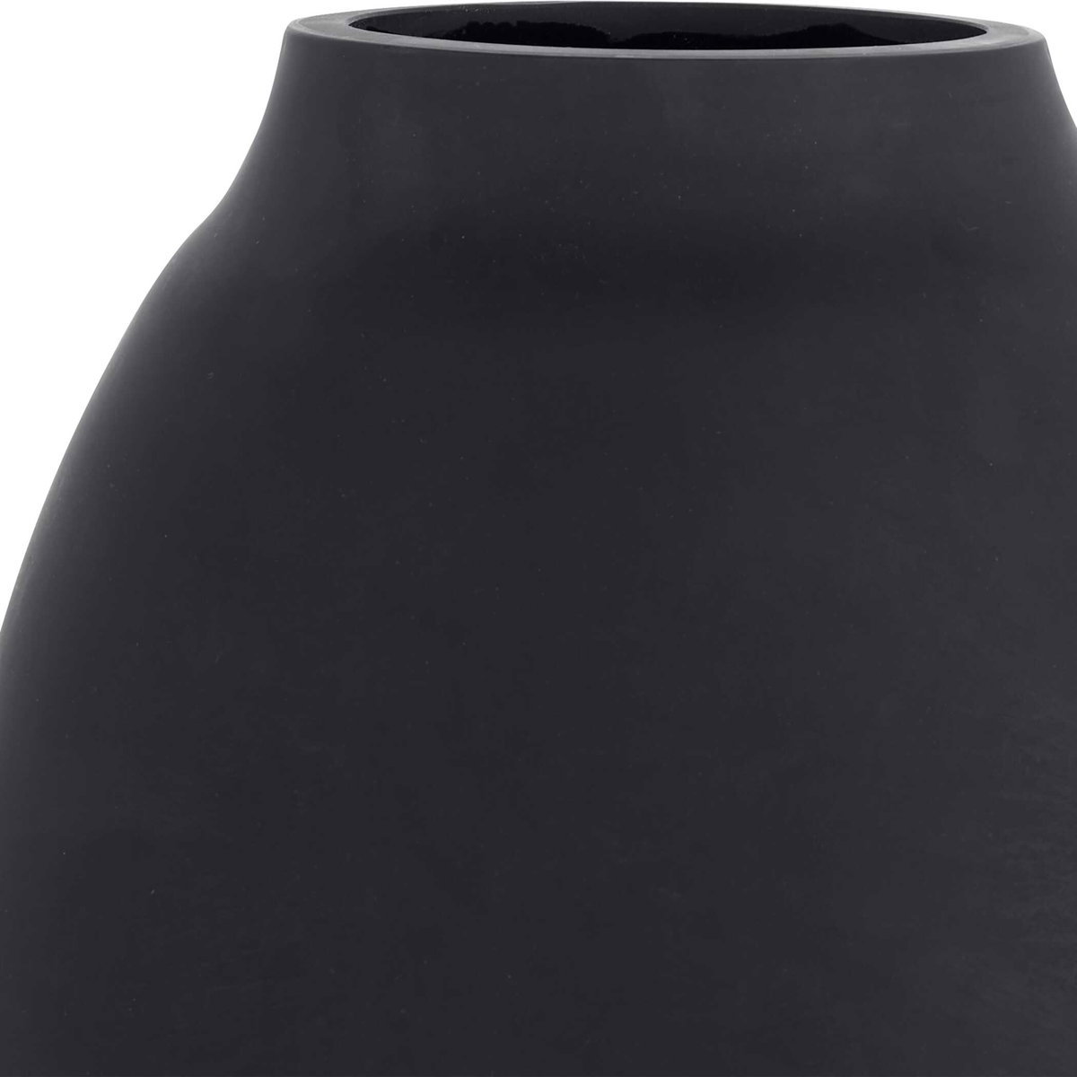 Hearth Matte Black Vases Set/3, by Uttermost, 9" width x 1' height x 9" depth View 6