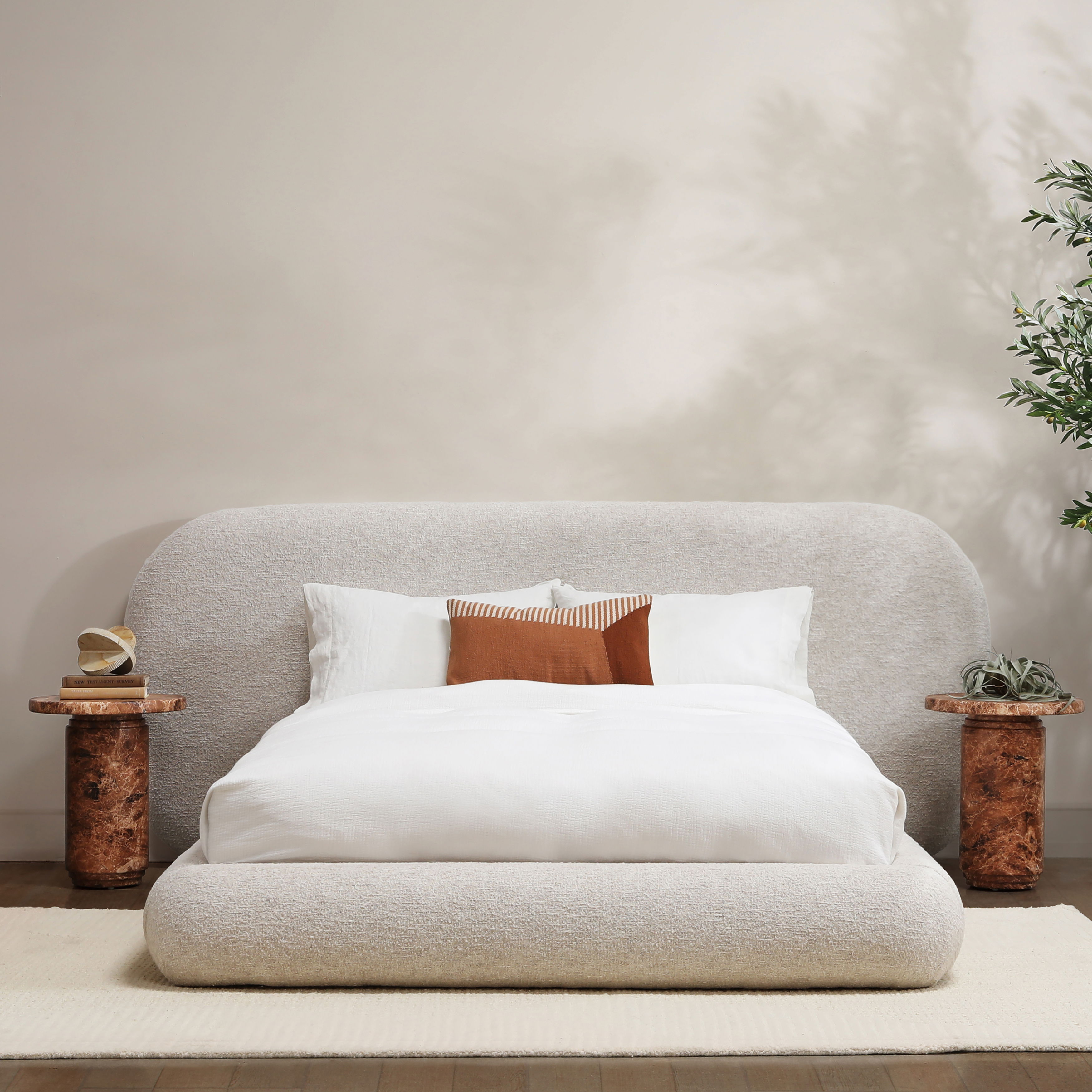 Ringo Bed King Cream large image 