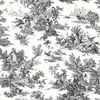 Campagne Toile Black & White Wallpaper, by York Wall, 33' length x 1'8.5" width x 0.02" depth thumbnail 1