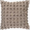 Structure Accent Pillow Poly, Decorative Pillow by Surya, 18" length x 18" width thumbnail