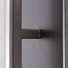 Smithe I 9x13 Black Toned Metal Cream Lampshade Wall Sconce, by Mercana, 9" length x 13" width x 9" height thumbnail 6