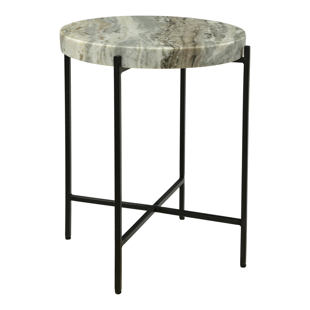 Cirque Accent Table Light Brown, Side & End Table by Moe's Home, 18" width x 22" height x 18" depth View 2