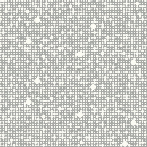 All Over Circles Grey Peel & Stick Wallpaper