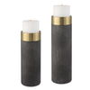 Wessex Gray Candleholders, S/2 thumbnail 0