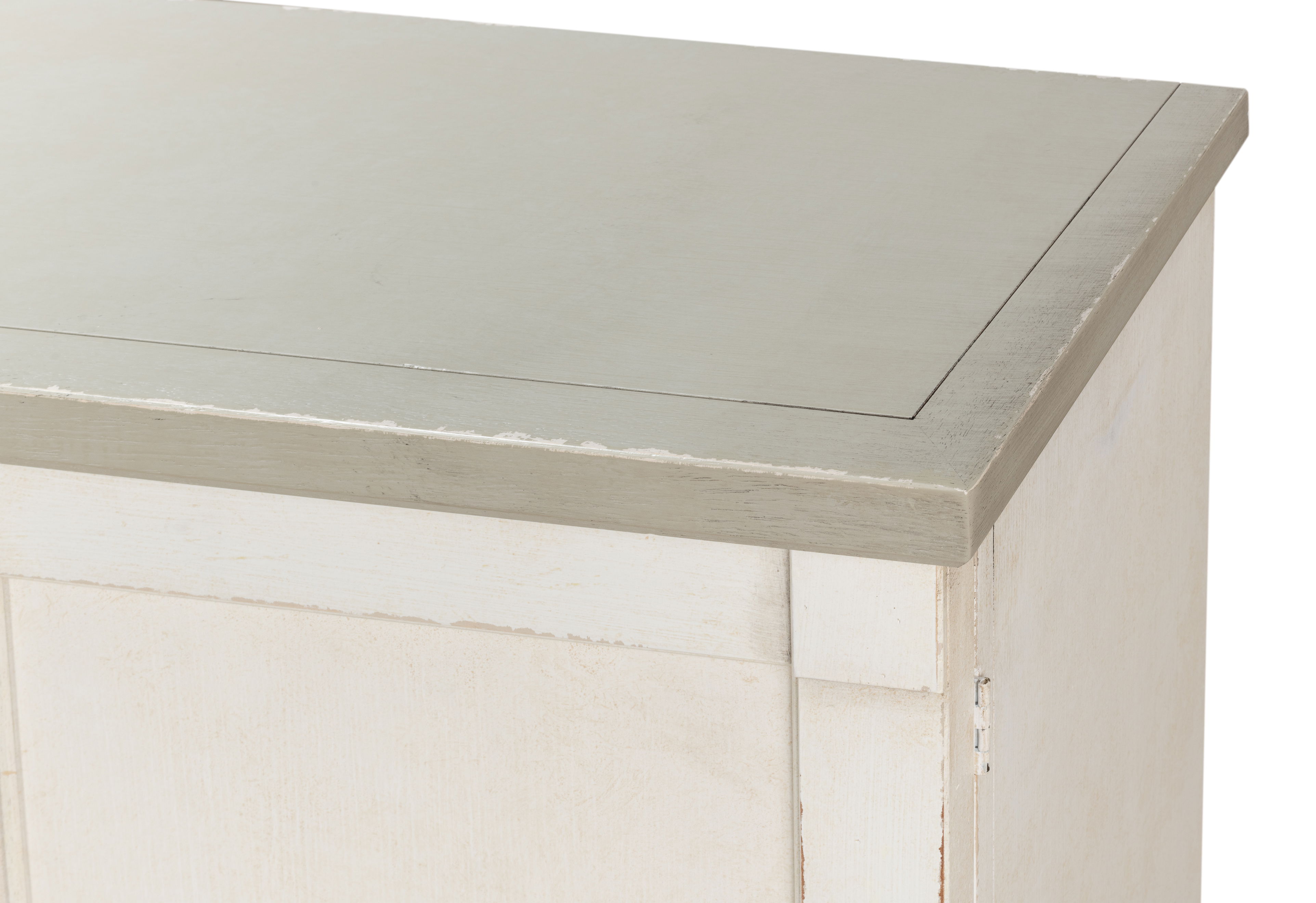 Luciana 6 Wood Dr Buffet,112',Wh/Wh,G.Qz, Cabinets & Sideboard by Sarreid, 112" length x 15" width x 38" height View 6