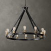 Marlow 12 Light Circle Chandelier, by Uttermost, 3'4.25" width x 2'10.75" height x 3'4.25" diameter thumbnail 1