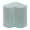 Beven Outdoor Light Blue Accent Table, Outdoor Table by Uttermost, 1'5.75" width x 1'4" height x 1'5.75" depth thumbnail 1