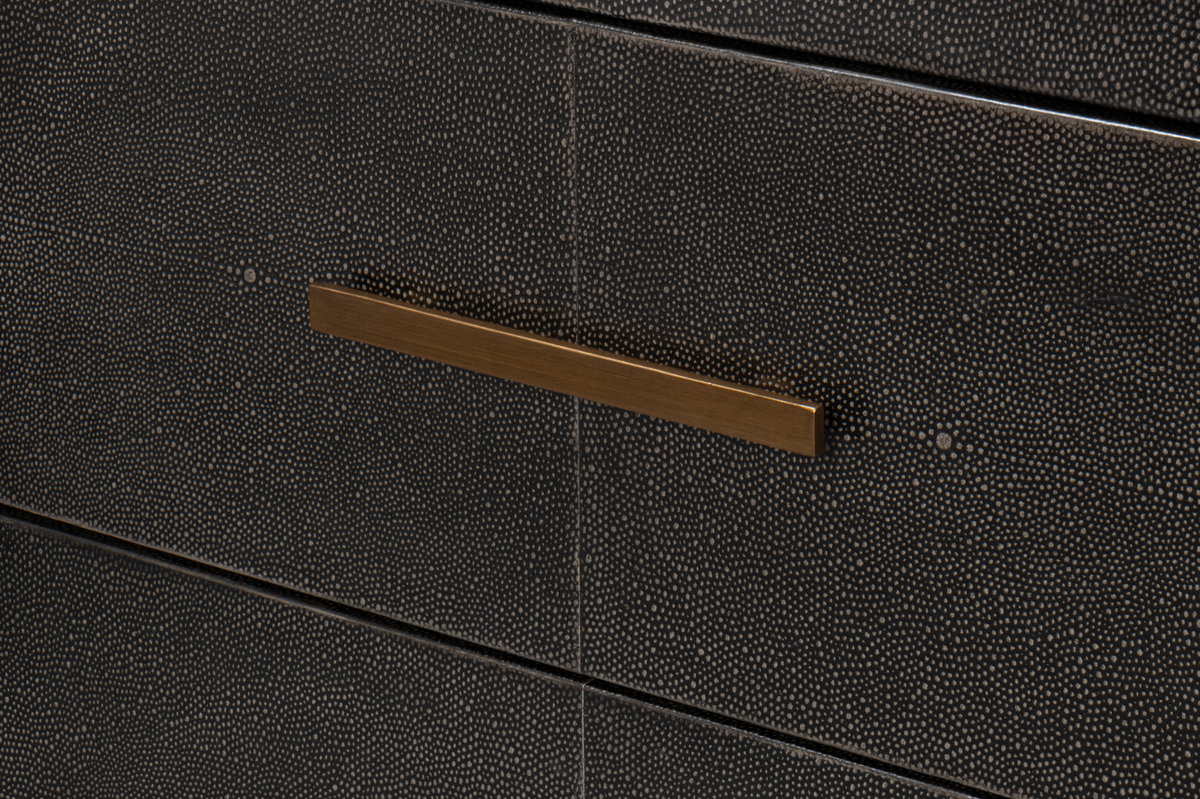 Desmond Sideboard Shagreen Antique Grey, by Sarreid, 1'6" length x 8'4" width x 2'10" height View 5