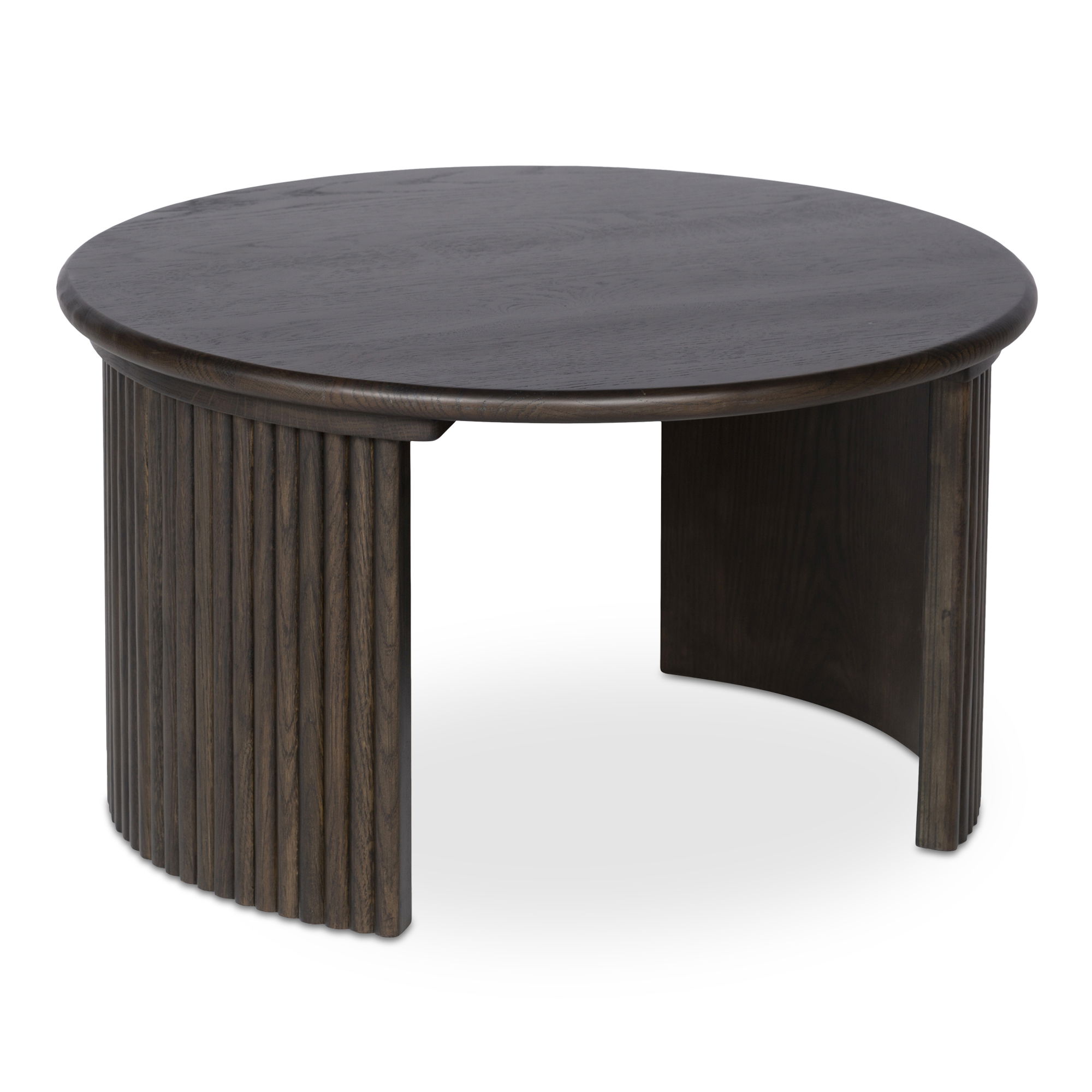 Penny Small Coffee Table Dark Brown, by Moe's Home, 24" width x 13.75" height x 24" depth View 2