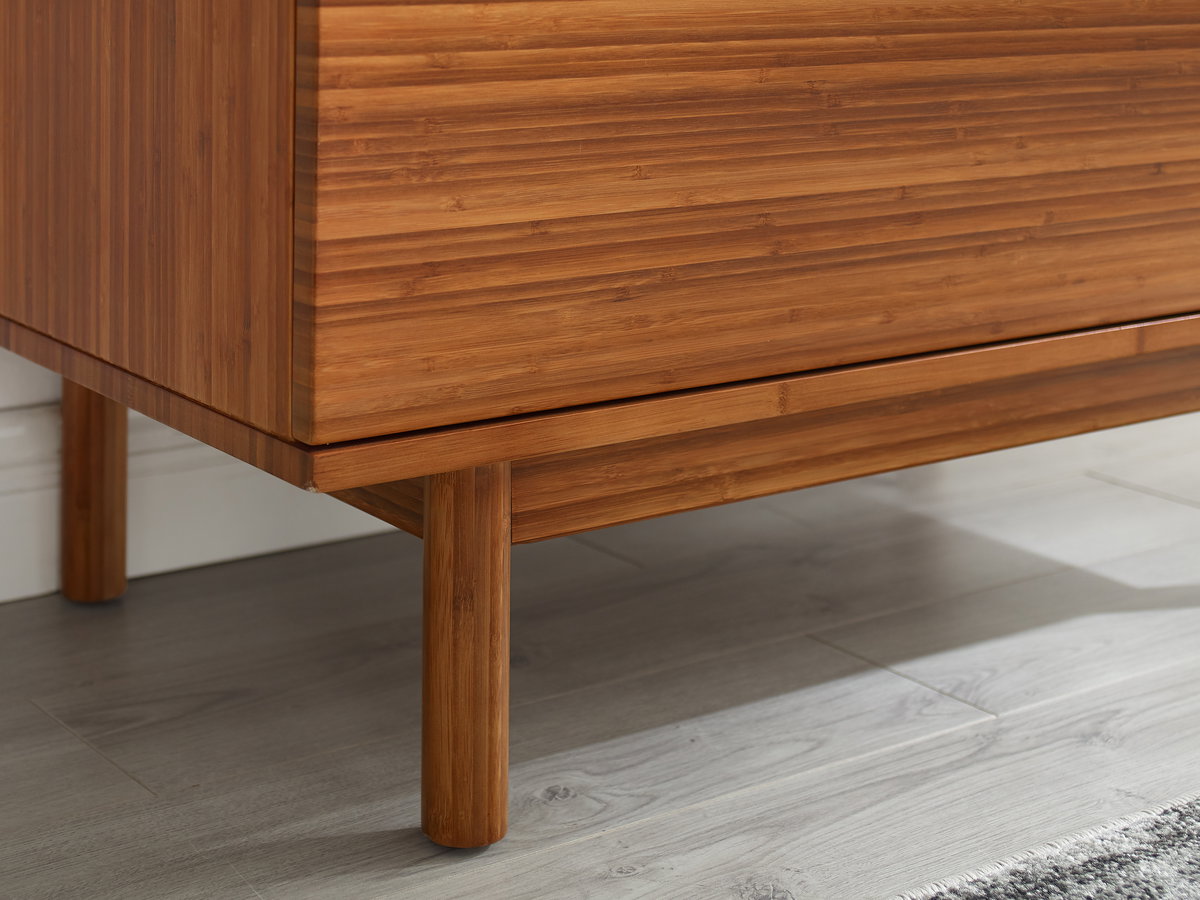 Ventura 4 Drawer High Chest, Dresser by Greenington, 18" length x 34" width x 43.5" height View 8