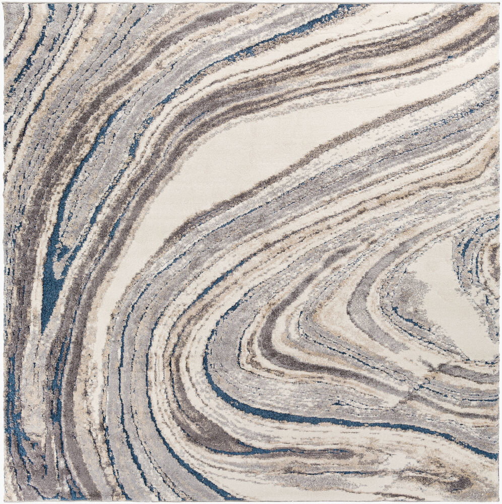 Tuscany Machine Woven Rug, by Surya, 7'10.49" length x 7'10.49" width