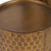 Gage Antiqued Gold Honeycomb Textured Metal Candle Holder (Set of 2) thumbnail 6