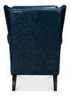 Elite Wing Lounge Chair, Chateau Blue, Seating by Sarreid, 28" length x 36" width x 40" height thumbnail 10