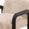Johnson Occasional Chair Sand, Accent Chair by Dovetail, 31.5" width x 30.5" height x 32" depth thumbnail 6