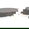 Chameau Large Coffee Table Black And White, by Moe's Home, 48" width x 12" height x 48" depth thumbnail 1