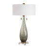 Cardoni Green Table Lamp, by Uttermost, 18" width x 32.25" height x 18" depth thumbnail 4