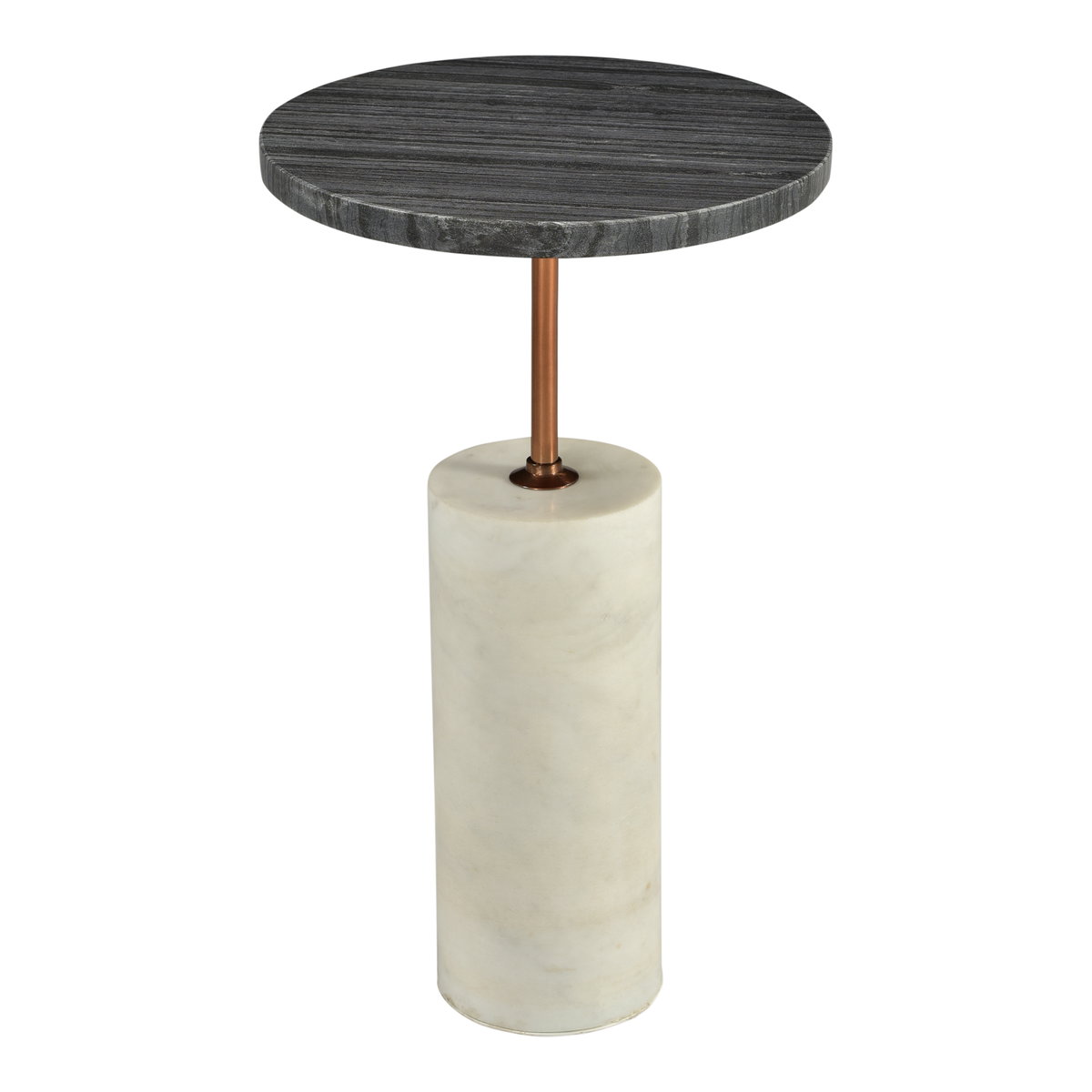 Dusk Accent Table Black, Side & End Table by Moe's Home, 12" width x 20.5" height x 12" depth View 2