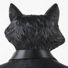 Murray  Black Painted Resin Fox in a Suit Bust thumbnail 6