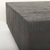 Hayden Dark Brown Wood Square Coffee Table, by Mercana, 48" length x 48" width x 16" height thumbnail 7