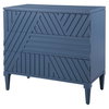 Colby Blue Drawer Chest, Cabinets & Chest by Uttermost, 36" width x 33" height x 18" depth thumbnail 5