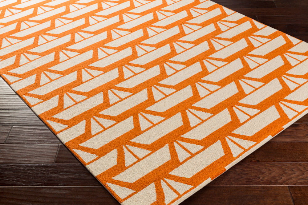 Tic Tac Toe Handmade Rug, by Surya, 3' length x 2' width