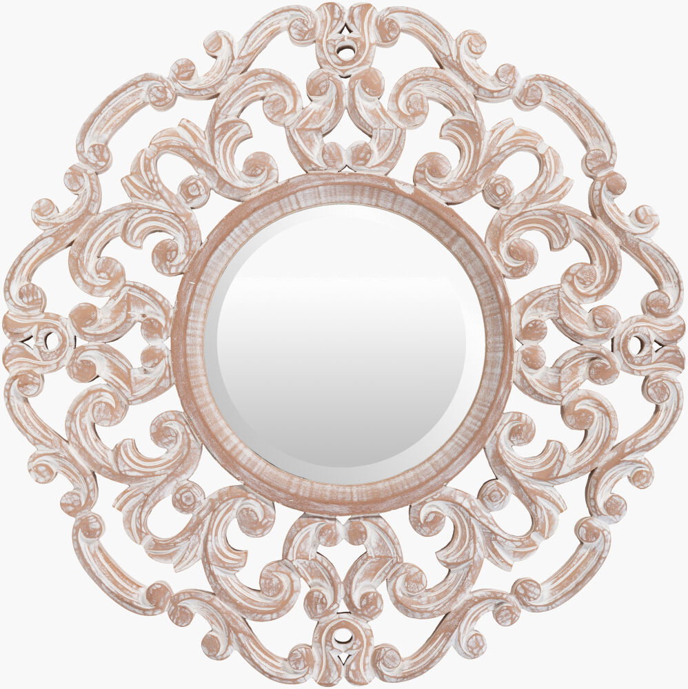 Urvashi Accent Mirror, by Surya, 24" width x 24" height
