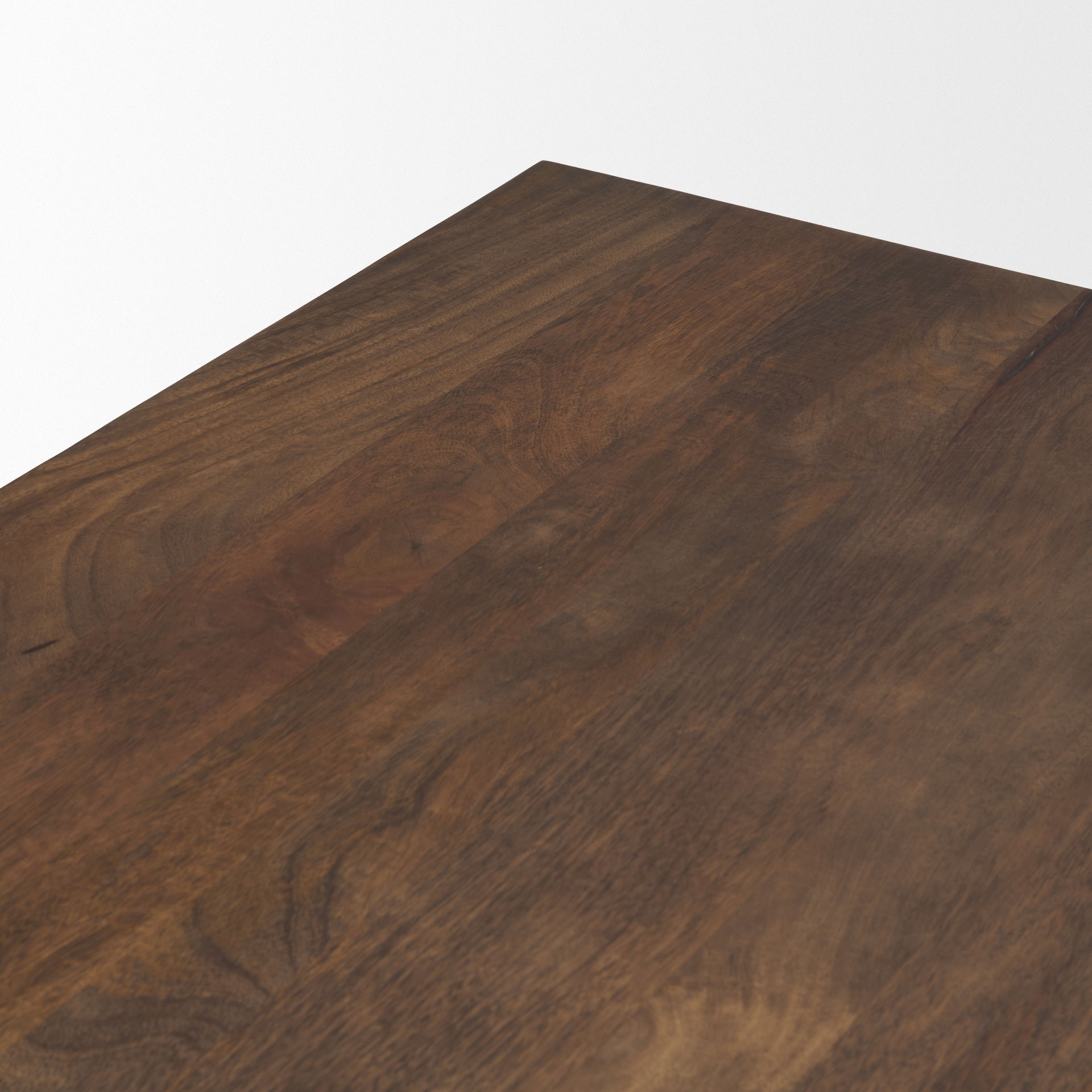 Wolcott Rectangular Dark Brown Solid Wood Dining Table large image 