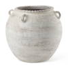 Misha  Cream Ceramic Floor Vase, by Mercana, 25.2" length x 25.2" width x 22.44" height thumbnail 1