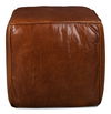 Leather Sitting Cube thumbnail 1