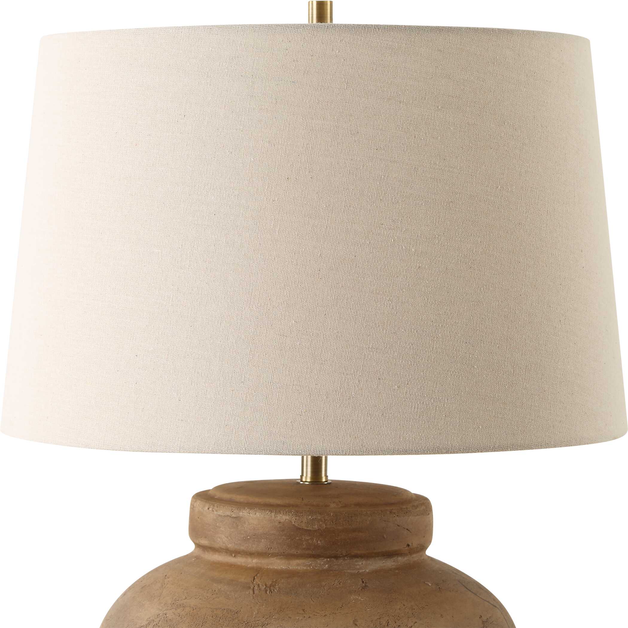 Urbino Aged Terracotta Table Lamp, by Uttermost, 17.5" width x 22.25" height x 17.5" depth View 6