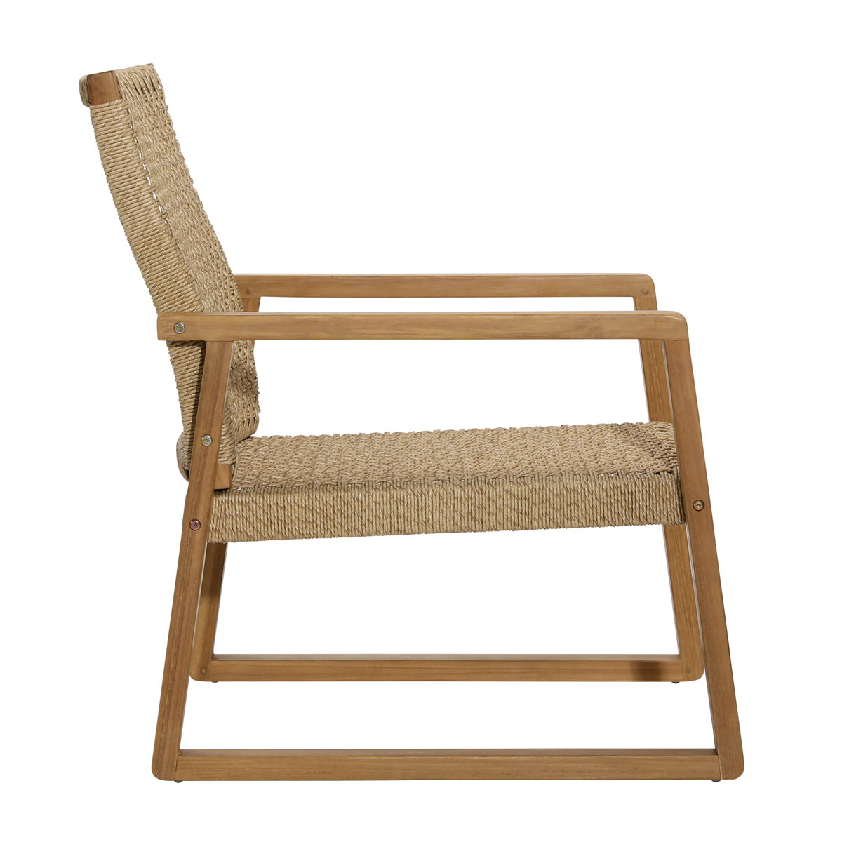 Fay Occasional Chair Nat, Accent Chair by Dovetail, 25.39" width x 32.5" height x 31.1" depth View 3