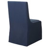 Coley Denim Armless Chair, Accent Chair by Uttermost, 23" width x 39.5" height x 25" depth thumbnail 7