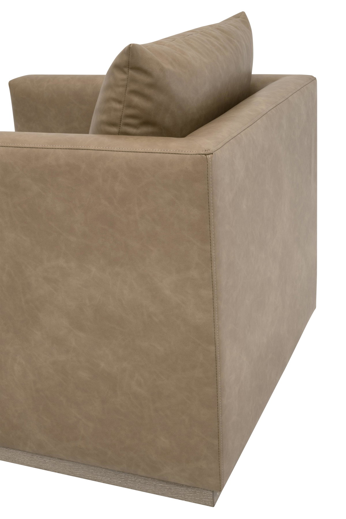 Siena Plinth Base Swivel Club Chair, Accent Chair by Essentials for Living, 33" width x 35" height x 35" depth View 8