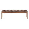 Rohe Bench Walnut Brown, Benche by Moe's Home, 60" width x 18.11" height x 17.5" depth thumbnail 1