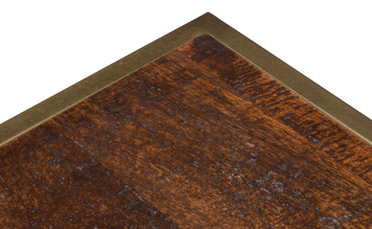 Pablon End Table, by Sarreid, 10" length x 1'2" width x 2'2" height View 11