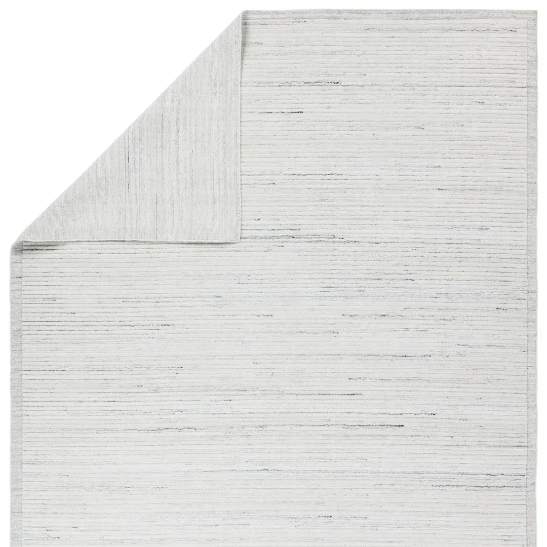 Vayda Handmade Indoor/Outdoor Solid Ivory/ Gray large image 