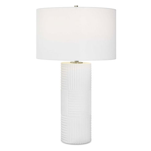 Patchwork White Table Lamp