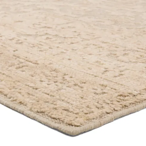 Jaipur Living Pranhita APS01 Handknotted Medallion Tan and Cream Area Rug (9