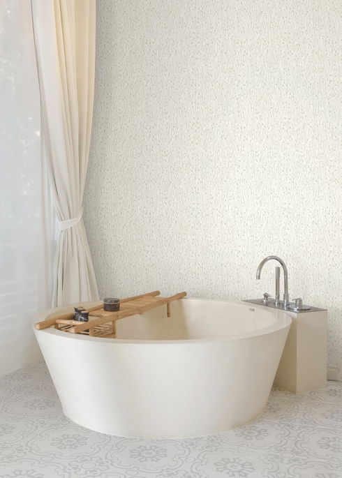 Gala White Wallpaper