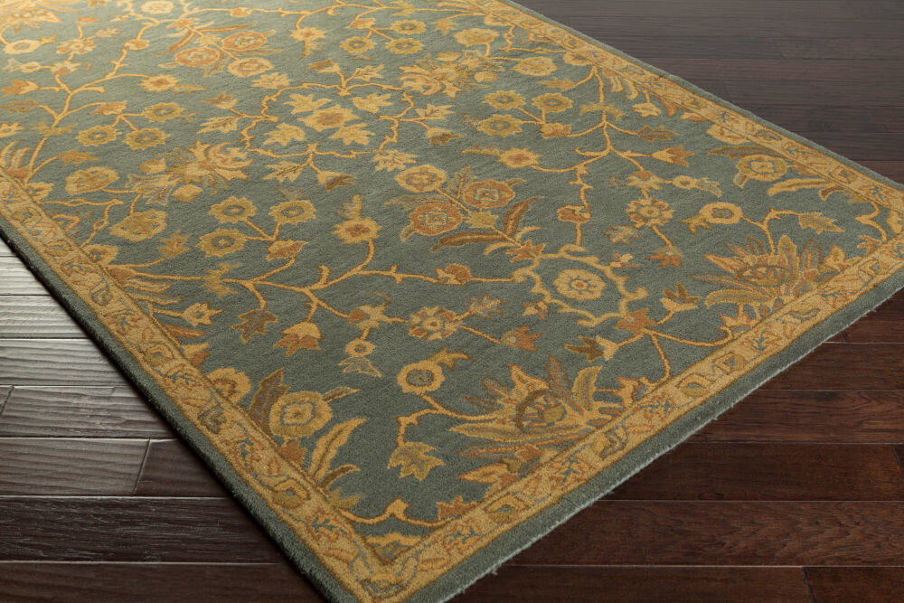 Caesar Handmade Rug, by Surya, 1'6" length x 1'6" width