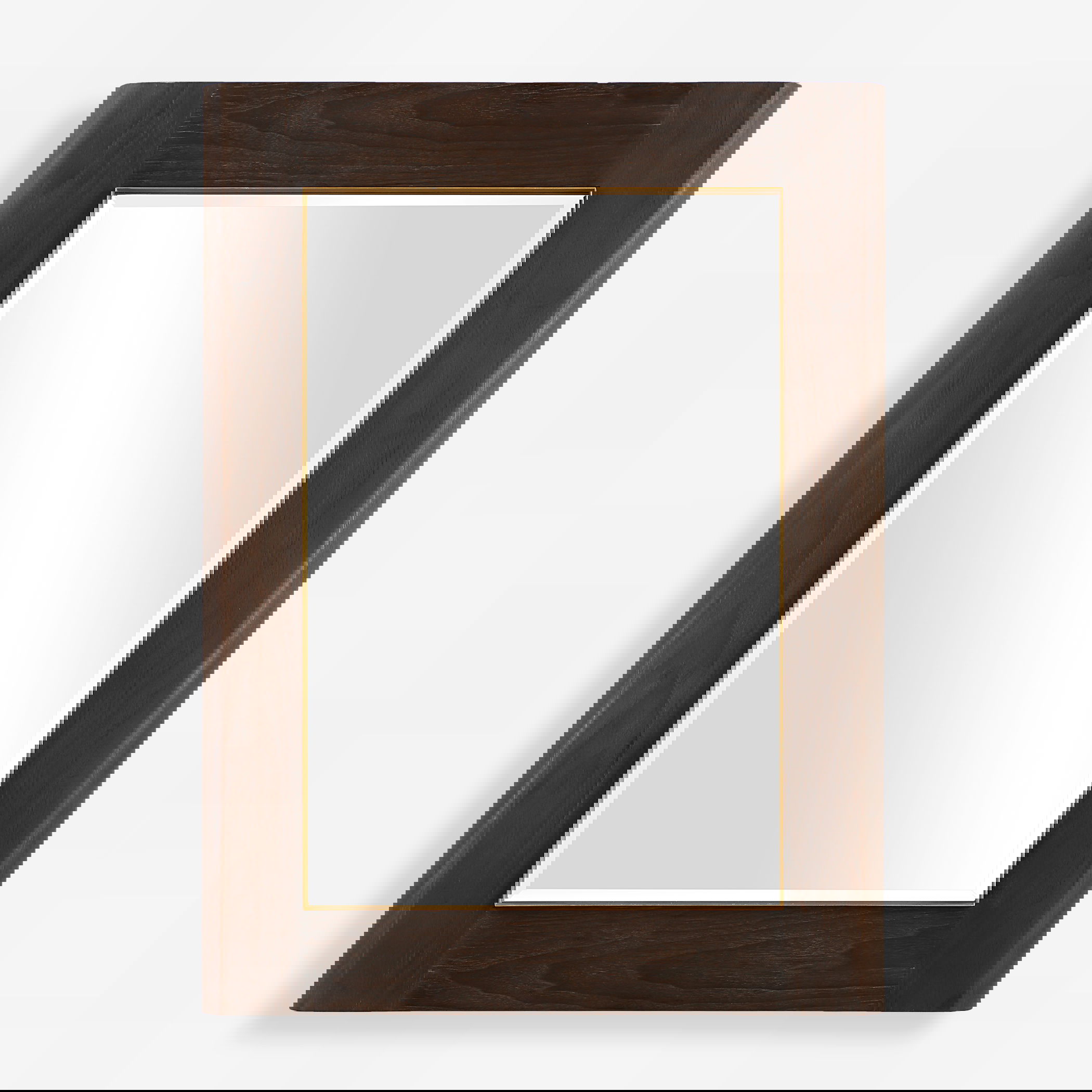 Catron Aged Walnut Mirror, by Uttermost, 33.87" width x 45.62" height x 2" depth View 1