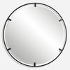 Cashel Round Iron Mirror thumbnail 0