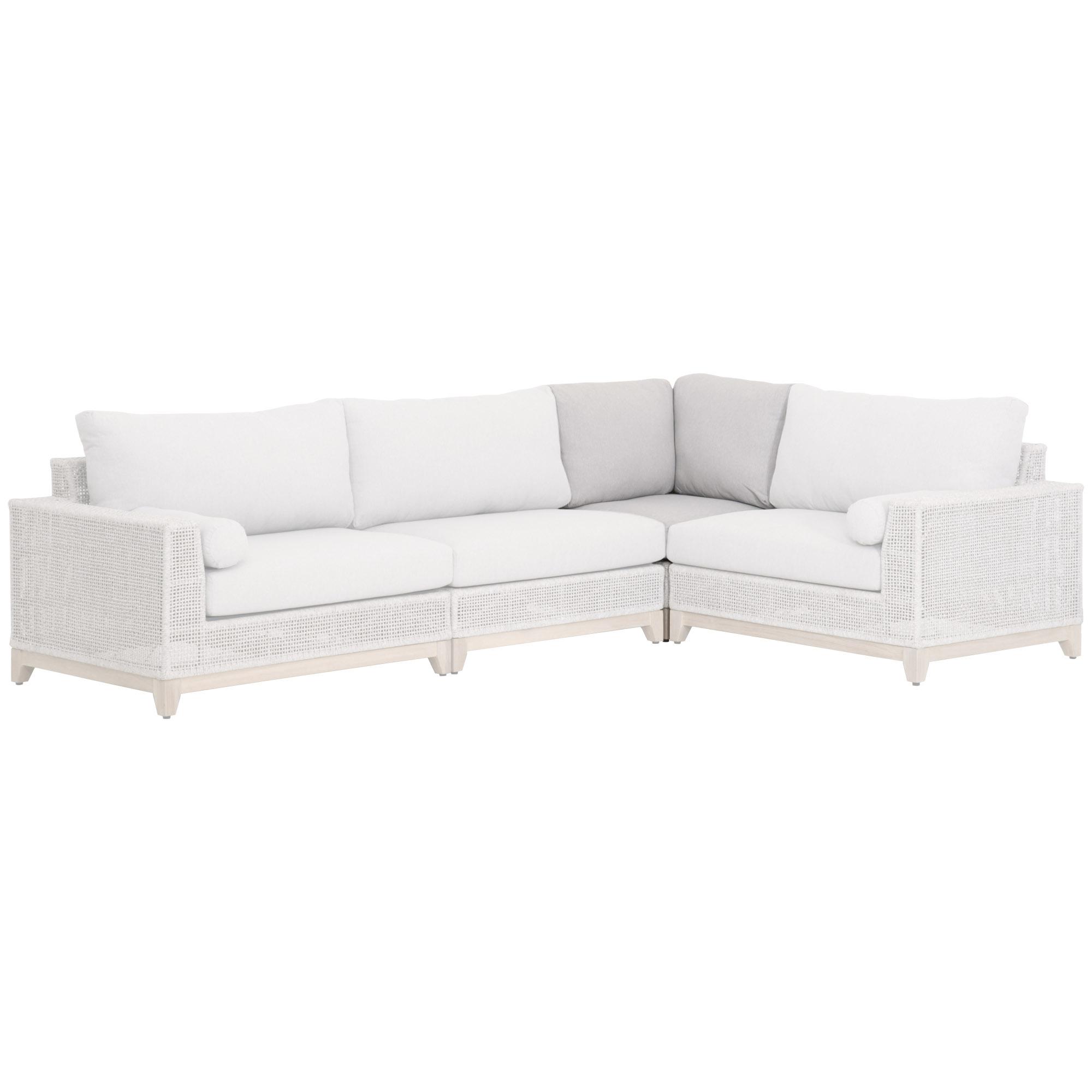 Tropez Outdoor Modular Corner Sofa, Seating by Essentials for Living, 33.75" width x 33" height x 33.75" depth View 7