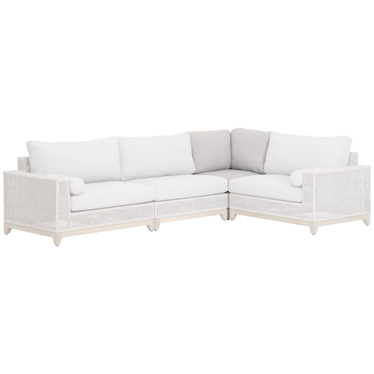 Tropez Outdoor Modular Corner Sofa, Seating by Essentials for Living, 33.75" width x 33" height x 33.75" depth View 7