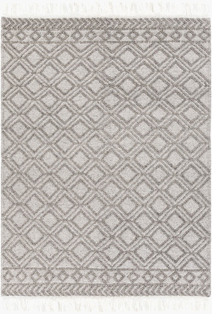 Farmhouse Tassels Handmade Rug large image 